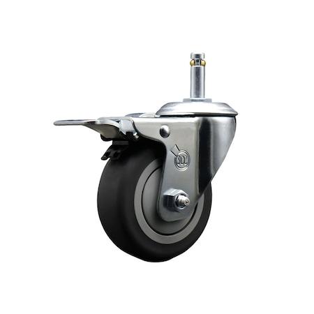 Service Caster Choice 109CARTCST02 4'' Replacement Caster CHO-SCC-GRTTL20S414-TPRB-716138